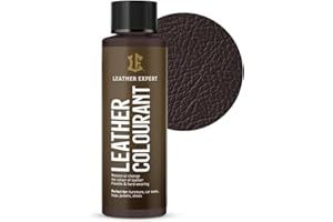 Leather Expert Leather Dye - Tintura per Pelle pronta all'Uso - Tintura per Pelle di Alta qualità - Tintura per Pelle - Colori per Pelle (Dunkelbraun, 50 ml)