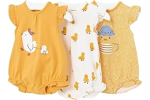 MAYORAL Pelele Bebe Niña - Conjunto Pack 3 Peleles - Pijama Bebe - Pelele Verano - para Dormir - Pele Bebe niña de 1 Mes a 18 Meses