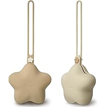 Putska Fopspeenketting, Uniseks, Babyfopspeenketting Voor Jongens Babyketting Meisjes Plastic Clip Fopspeenband Met Siliconen Ring Set Van 4 Stuks 2252618621
