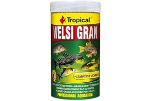 Tropical Welsi Gran granulat för bottenmatning av prydnadsfisk, förpackning med 1 x 1 liter