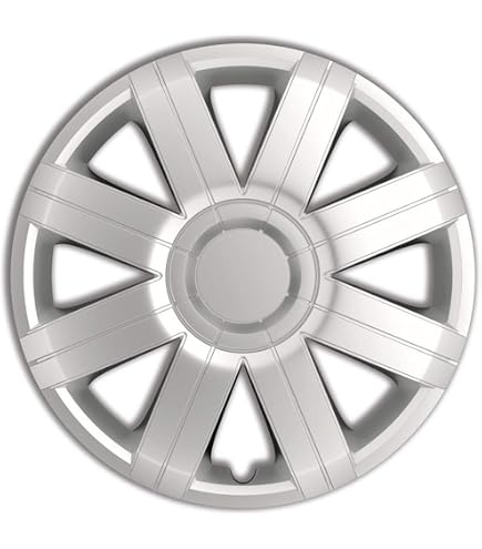 Lot De 4 Enjoliveurs 16 Pouces Pour Opel Corsa 2006 Et Modèles Similaires – Couleur Gris – Réf. 5910/6