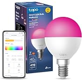 TP-Link Tapo L430P | &Ccedil;ok Renkli Akıllı P45 Ampul | 16 Milyon Renk ve Ayarlanabilir Beyaz | M&uuml;zik Senkronizasyonu |%1 Ultra D&uuml;