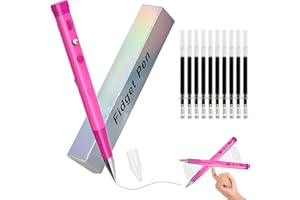 Stylo Bille Anti Stress Fidget Pen,Sicomne Jouet des Stylos Anti Stress Fidget Pens pour Les écoliers et Les Adultes Étudiants TDAH,Anti-Stress Anxiété 1 Stylo de soulagement Fidget 00000