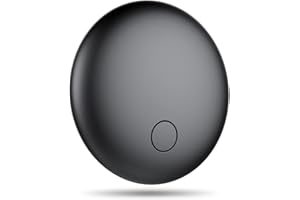 CASCHO Air Tracker Tag 1, with Apple Find My (iOS Only) Super Lightweight Item Finders for Keys, Wallet,Loud Beep, Worldwide Tracking, Air Tracker Tag(ink black)