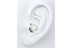 SUPCEAT Tapones Oídos Ruido Dormir, 2 Pares de Tapones Oídos de Silicona Reutilizables Lavableques - Protección Auditiva para Fiesta, Música, Festival, Discoteca, Concierto, Trabajo, Estudio(Blanco)