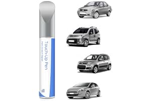 611/A / 611 Grigio Alluminio Metallic/Alluminio Grau Metallic retuscheringsfärg för FIAT – exakt matchning – reparation av re