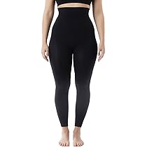 FarmaCell 323 (Poeder, XL/2XL) Masserende figuurvormende lange broek met pushup en anti-cellulitis effect