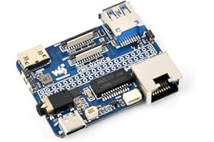 Waveshare Nano Base Board (B) For Raspberry Pi Compute Module 5, Same Size As The CM5