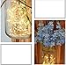 Produktbild QYL Rustikale Hängende Glas Wandleuchter LED Wand Aus Holz Seide Hortensie Flower LED Streifen Wohnkultur,Natural