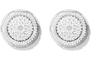 Brushot Luxe Cashmere - Spazzola per la pulizia del viso, compatibile con Clarisonic Mia 1, Mia 2, Mia Fit, Alpha Fit, Smart Profile Uplift e Alpha Fit, 2 pezzi