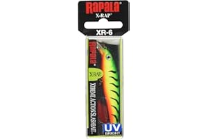 Rapala - X-Rap Angelköder - Angelzubehör mit 3D-Profil - Süßwasser Spinnköder - Schwanzfedern für zusätzliche Reize - Hergestellt in Estland