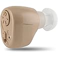 BALSON Axon High-Performance K-86 ITE Mini Axon Hearing Aid for Elderly, Beige