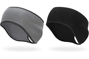 Oumers Fascia Calda dell'Orecchio, Fascia Paraorecchie Inverno Fascia per Capelli per Gli Uomini e Le Donne Invernali Running Yoga Sciare Fuori Sport