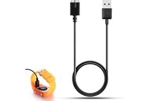 iFeeker Polar M430 GPS Laufuhr Ladegerät, Zubehör 3.3ft Ersatz USB Ladekabel Kabel Clip Kabel Dock Data Sync Ladegerät für Polar M430 GPS Laufuhr, schwarz