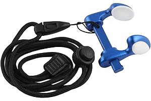 Odorkle Pince-Nez de Plongée, Bouchon de Nez de Natation, Pince-Nez de Natation pour Adulte, Pince-Nez de Plongée Réglable en Alliage d'aluminium, Bouchon de Nez de Natation