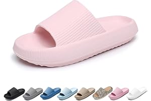 Merdoo Ciabatte Nuvola Donna Uomo Comode Ciabatte Casa Ultra Morbide Ciabatte Mare Antiscivolo Ciabatte Piscina Ciabatte Doccia Casuali Pantofole Estive Suola Spessa Slide Sandalo Unisex 36-47EU