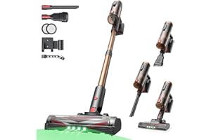 Proscenic P11 Ultra+ Aspirateur Balai sans Fil,50KPa 50Mins 500W Aspirateur sans Fil Puissant,Brosse Anti-Emmêlement,télescopique Léger Aspirateur Balai pour Tapis, Poils Animaux, Sol Dur et Voiture