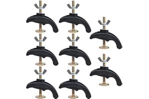 Almencla 8 Stück CNC Fräsen Pressplatte Klemme Schienenplatte Befestigung T Schlitz Accs