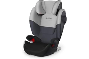 CYBEX Silver Siège Auto Solution M-Fix, Adapté aux Voitures Avec ou Sans Isofix, Groupe 2/3 (15-36 kg), De 3 Ans à 12 Ans Environ, Cobblestone