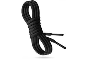 RAXAN Round Work Boot Laces Heavy Duty, Strong Boots Laces for Walking Boots, Hiking Boots, Steel Toe Cap Boots, Safety Boots, Hunting Boots, Thick Boot Shoelacs