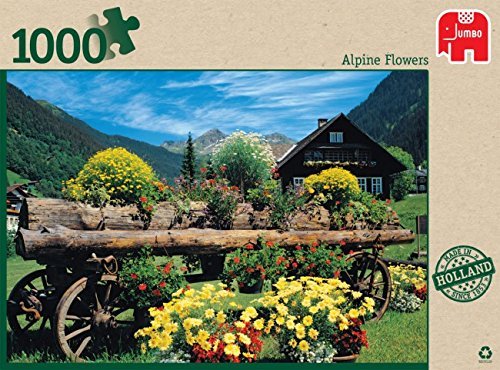 Preisvergleich Produktbild Jumbo 18335 - Alpenblumen 1000 Teile