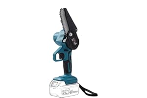 KATSU TOOLS Mini Motosierra de Batería KATSU FIT-BAT 21V 4 Pulgadas Motosierra Eléctrica Inalámbrica Sierra de Cadena de Poda Portátil para Cortar Ramas de árboles Madera, sin Batería