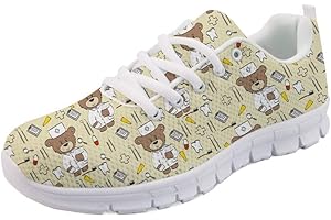 Showudesigns Zapatillas de Running Adulto Zapatos De Trabajo Senderismo Zapatillas de Running para Mujer Deportivas Enfermero EU 36-42 EU