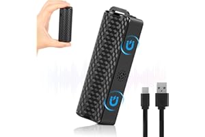 ORIFESIO Digitale Diktiergerät, 64GB Magnet Mini Aufnahmegerät mit 30 Tage Daueraufnahme Abhörgerät Voice Recorder, One Touch Aufnahme, Sprachsteuerung Aufnahmegerät für Vortrag/Interviews/Klassen/Meeting