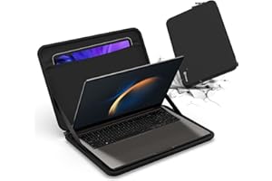 ‎SMATREE Smatree Samsung Galaxy book3 13 Zoll Hartschalen, Tragetasche für Samsung Galaxy book3 360 13,3 Zoll, mit Hülle für 10-11 Zoll Galaxy Tab S8/S7/S6, Schwarz