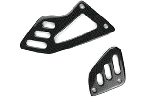 GSTRADINGONLINE 100% Carbon Fersenschutz Fersenschoner kompatibel mit Aprilia RSV4 2009+