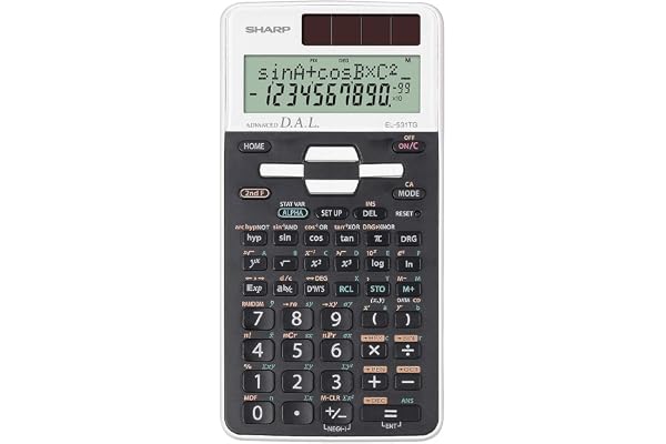 Sharp Schulrechner EL-531TG blanc écran (Stellen): 10solarbetrieben, batteriebetrieben (B x H x T)