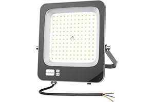 Focos LED Exterior 100W,Fosingut IP66 Impermeable Foco Proyector LED Exterior,6500K Blanco Frío Super brillante Focos LED Interior,Luz de Seguridad Floodlight para Jardín,Garaje,Patio,Trasero,Terraza