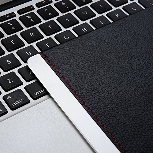 Maus Pad, megadream Durable Office Zubehör superdünn Hochgenaue, Performance Soft Touch Computer MOUSEPAD Mauspad – Design aus Elegant genarbtem Echtleder Leder mit Rutschfeste Unterseite für Geschenk Unterstützung verkabelt oder kabellos Bluetooth-Maus und präzise Kontrolle für MacBook Computer Laptops - 3