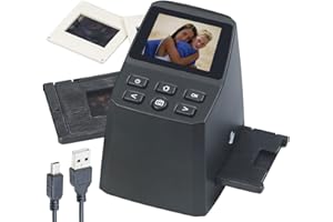 ‎SOMIKON Somikon Dia und Negativscanner: Stand-Alone-Dia- & Negativ-Scanner mit 2,4" / 6,1 cm Display, 14,6 MP (Digitalisierung, Foto Digitalisierer, digitalisieren)