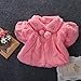 WANGSAURA Infant Baby Girl Faux Fur Fleece Coat Winter Warm Jacket Outwear Clothes