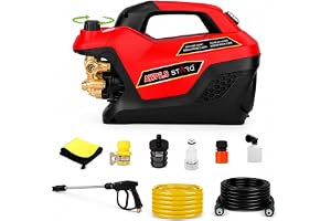 STARQ AWP 2.8 High Pressure Washer 2800W, 350 Bar, 12L/Min Flow, 8M Hose Pipe, Portable Car, Bike & Home Cleaner with Pressure Control Knob