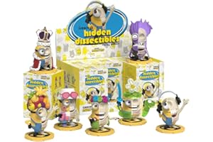 Mighty Jaxx Freeny’s Hidden Dissectibles Minions (Édition Vacation) | Boîte scellée, 6 pièces, ne Contient Aucun doublon | Figurines à Collectionner Blind Box