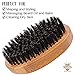Beard Brush | Boar Bristle | Perfect For Massaging Beard Oil or Balm | Beard Grooming Brush | For a Tangle-free Beard and Mustache | LIFETIME GUARANTEE