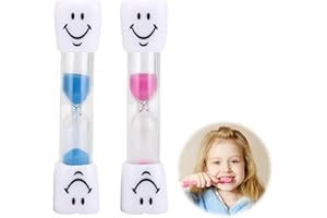 YUEJIESELECTED 2-Stück Sanduhren Set für Kinder,Sanduhr für Zähneputzen Kinder,Sanduhr zum Zähne Putzen 3 Min Kleinkinder,Hourglass Set,Sanduhr Zähneputzen Timer,Lustig Sanduhren Kleinkinder,Mehrfarbiges Sanduhrset