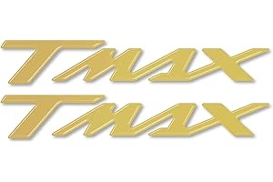 Labelbike - Autocollants en Résine 3D ECRIT TMAX pour Scooter Moto Compatible avec Yamaha T Max 500-530-560