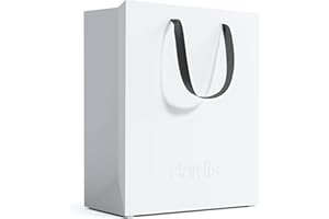 stardis binbox Design Papierkorb eckig stylischer Papiereimer mit Tragegriffen für Büro Office Kunststoff Mülleimer Abfalleimer Müllkorb (weiß)