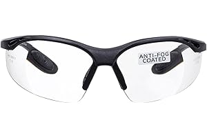 voltX 'Constructor' Occhiali di sicurezza da lettura con ingrandimento e lenti intere +2,00 diottria con trattamento anti appannamento