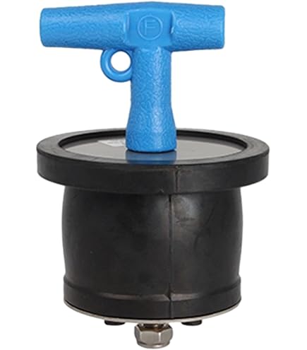 Verzinkter Ablauf-Teststopfen Mit Zentralverriegelung – 150 Mm, Für Rohrprüfungen (Luft/Wasser)