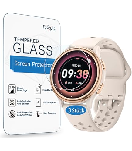 Savvies 4 Stuks Full-Screen Scherm Beschermfolie voor Garmin Venu 3S