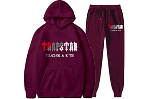 XYYYHTL Tuta Trapstar London Shooters per Uomo 2 Pezzi Tuta Sportiva Trapstar London Felpa con Pantaloni,Completo Trapstar Shooters Unisex,Trapstar Tuta Jogging Sportiva Set Autunno Inverno