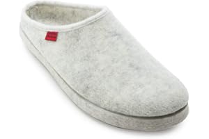 Andrés Machado - Hausschuhe für Damen/Herren für Sommer und Winter – Unisex Slipper für drinnen und draußen - AM001 – Pantoffeln aus Filz mit rutschfester Gummisohle – EU 26 bis EU 50