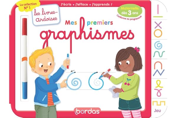 Les livres-ardoises - Mes premiers graphismes - Maternelle PS-MS-GS (3-6 ans)