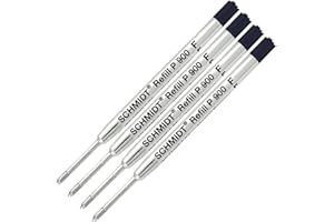 UNKNOWN 4-pak - wkład czarny - P900-cienka końcówka wkład do długopisu Schmidt Parker Style