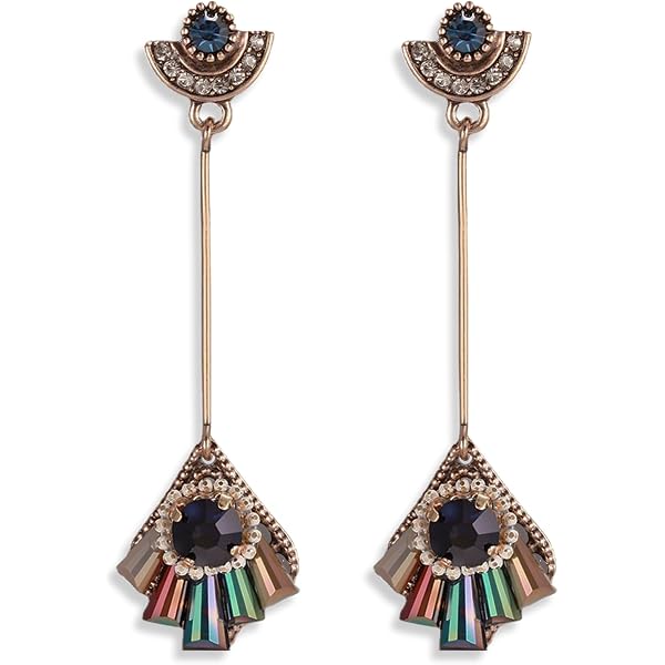 9923686 Orecchini In Argento 925 Con Agata Verde E Marcassite Art Deco