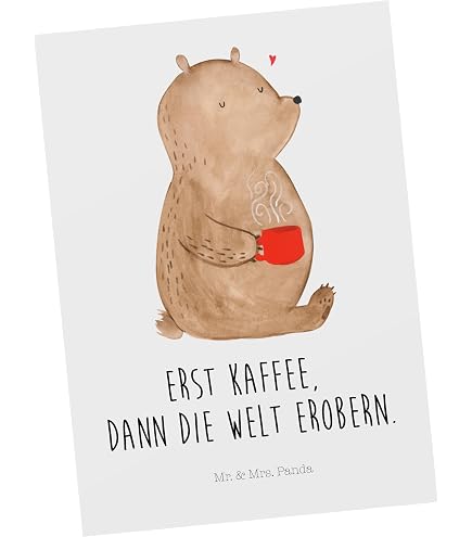 Produktbild von Mr. & Mrs. Panda Becher Otter Seerose - Weiß - Geschenk, Seeotter